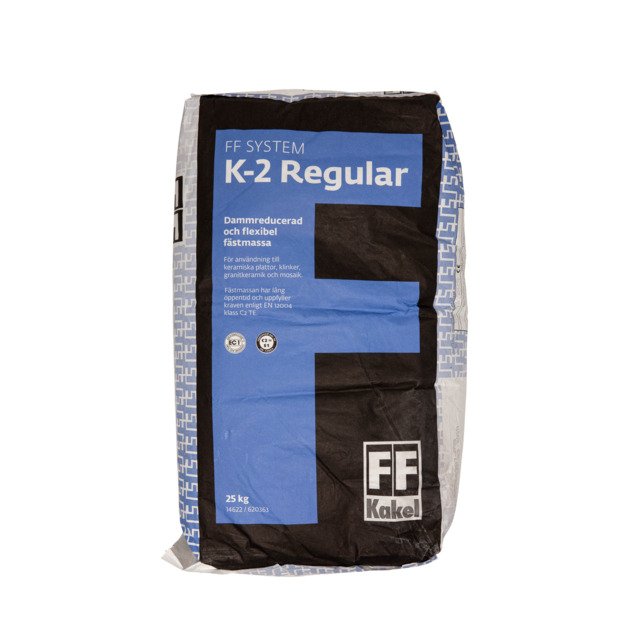 FF K-2 REGULAR FÄSTMASSA STD 25KG | Beijerbygg Byggmaterial